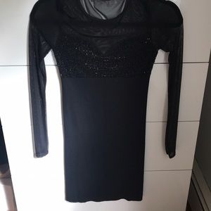 Bebe mini cocktail dress black